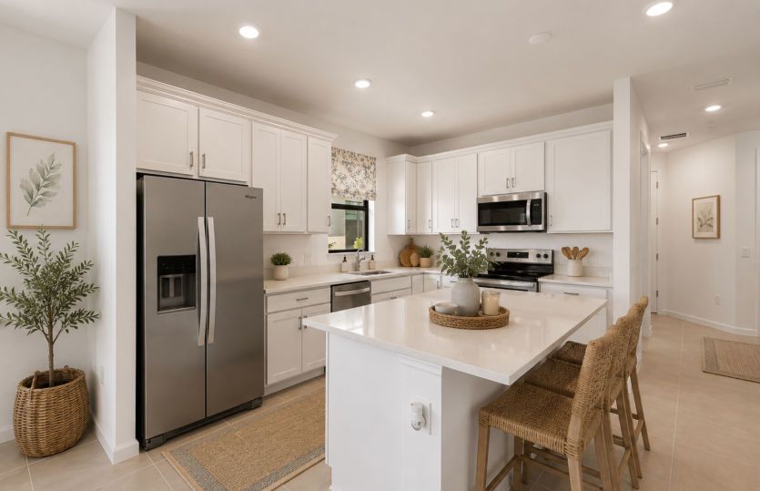 Kitchen | Virtually staged for illustrative purposes