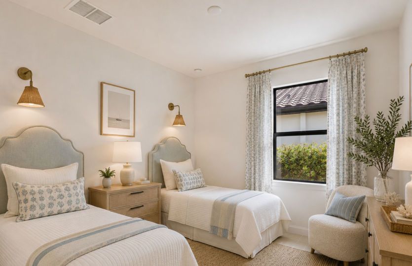 Secondary bedroom | Virtually staged for illustrative purposes