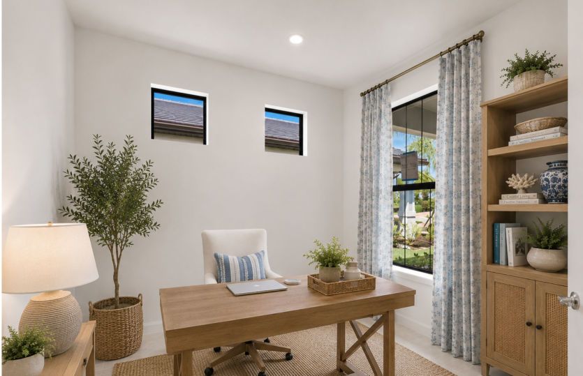 Flex room | Virtually staged for illustrative purposes