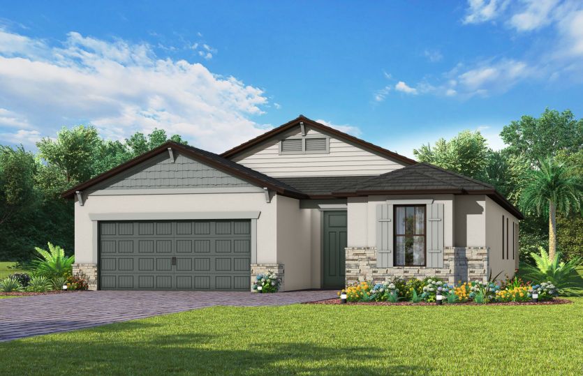 Exterior C2 with optional stone