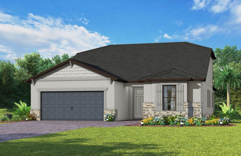 Exterior C2 with optional stone