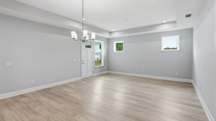 Open Concept Dining and Gathering Rooms