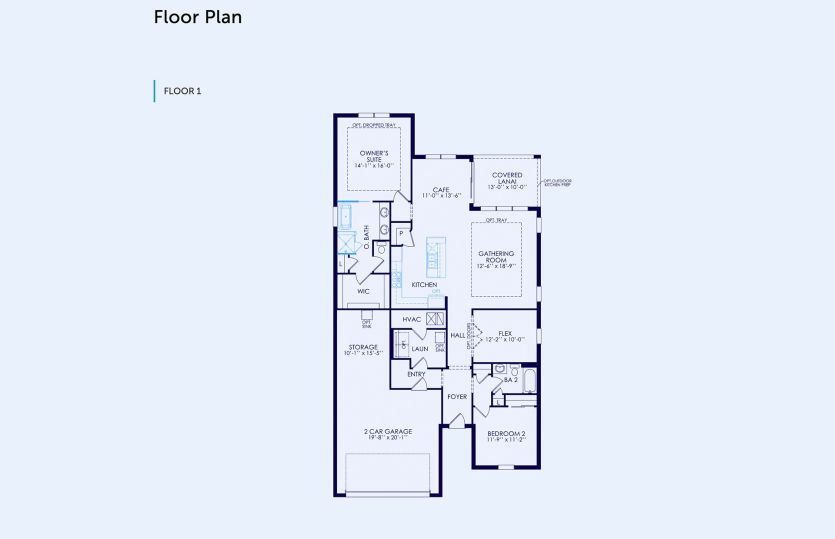 Mystique Floor Plan, Quick Move-In Home, Floor 1