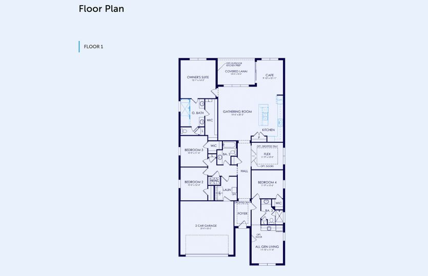 Concord Floor Plan, Quick Move-In Home, Floor 1