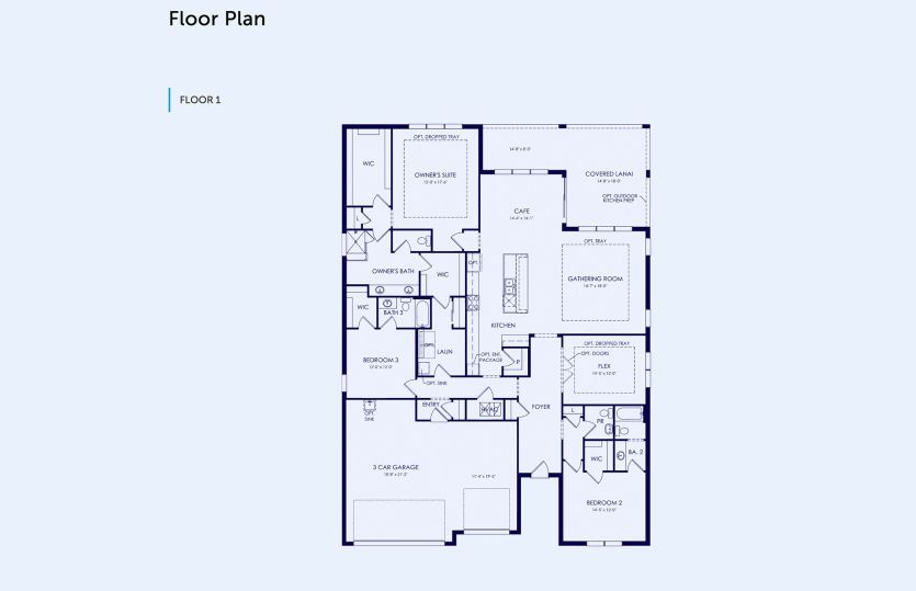 Renown Floor Plan, Quick Move-In Home, Floor 1