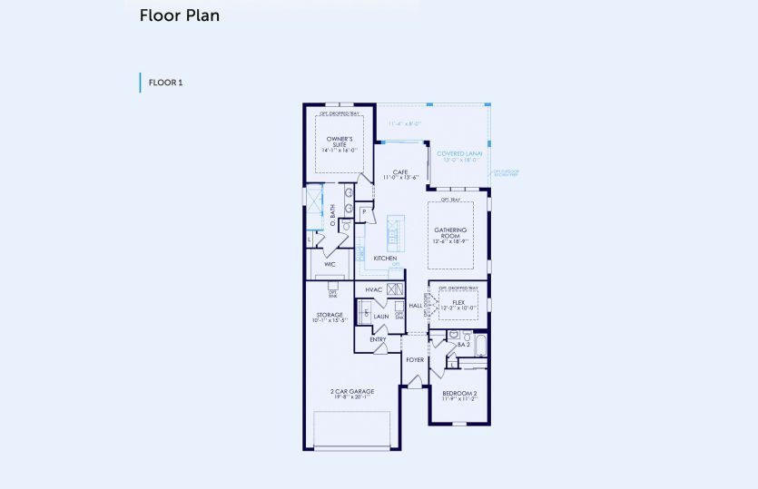 Mystique Floor Plan, Quick Move-In Home, Floor 1