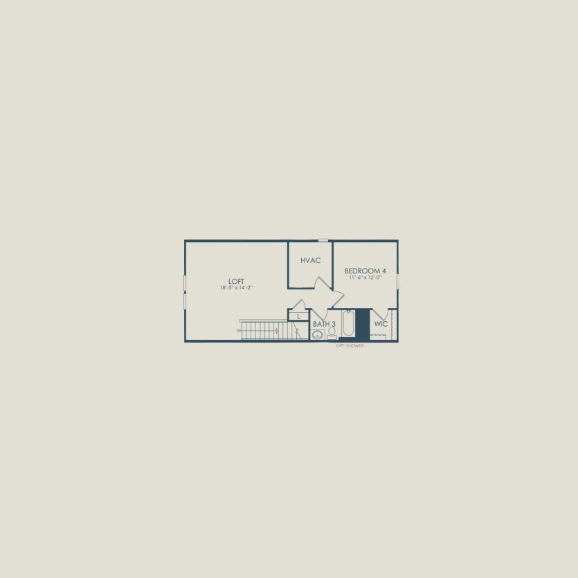 Second Floor 3 br / 3 ba