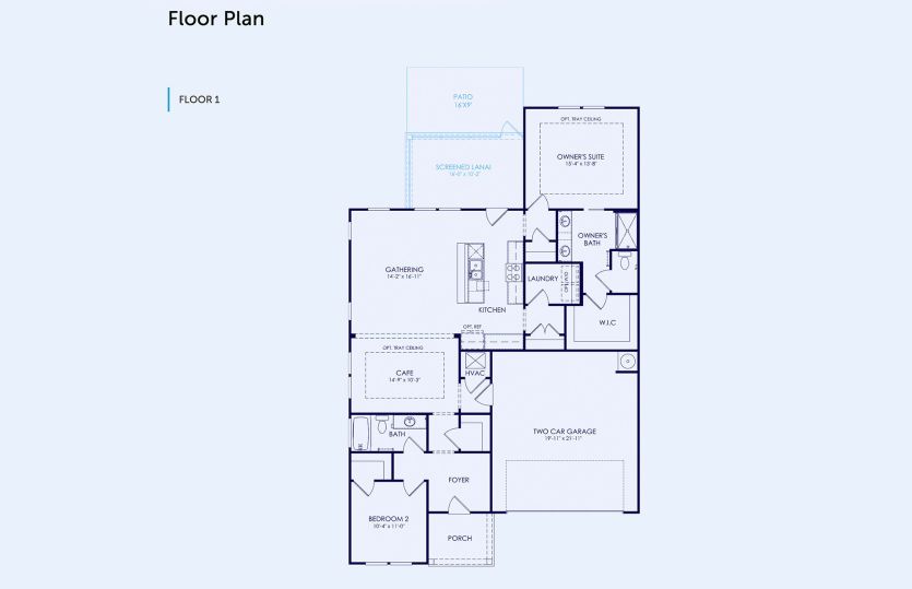 Ellenton Floor Plan, Quick Move-In Home, Floor 1