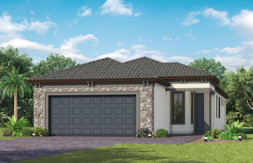 Exterior FM3 with optional stone