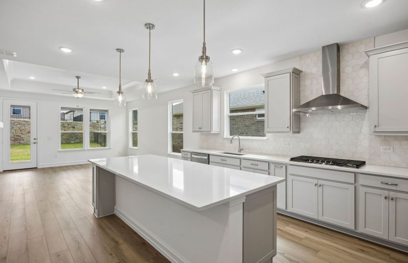 Beautiful open concept kitchen