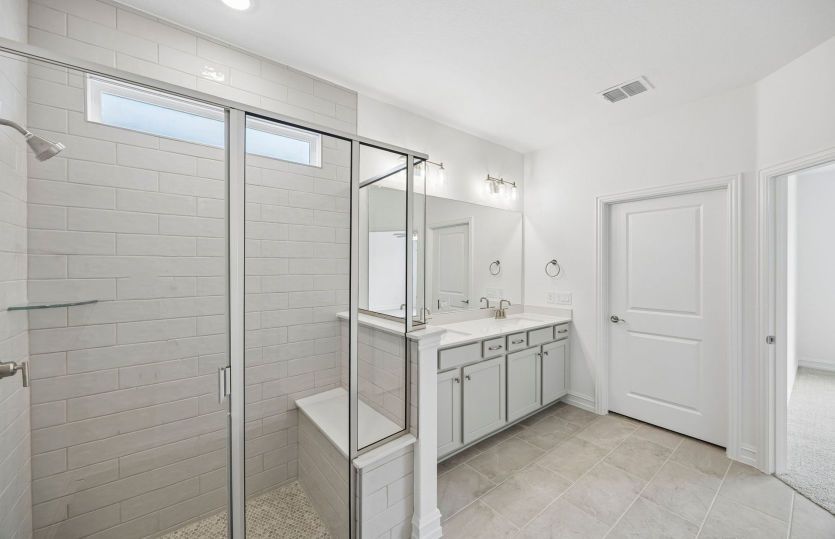 Beautiful shower in primary bath