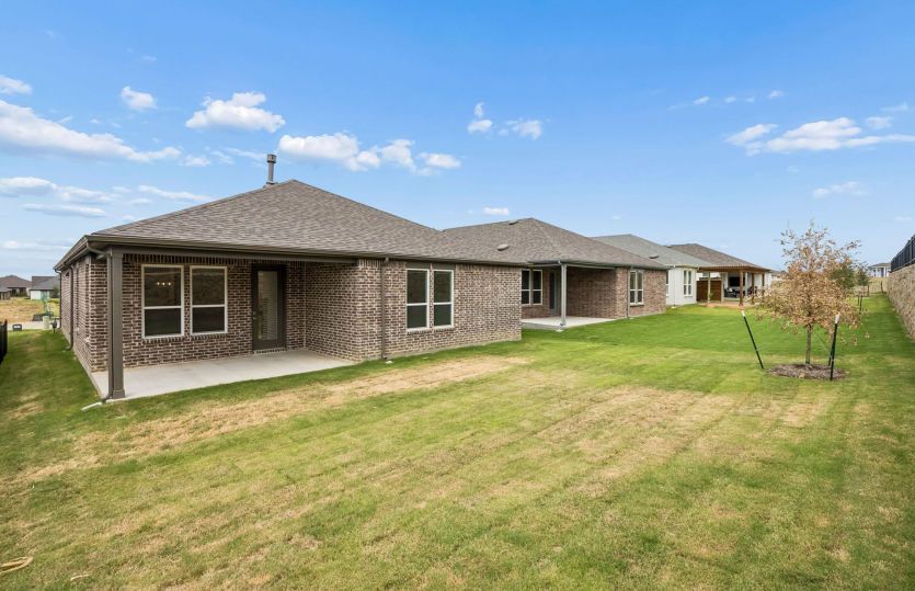 Oversized fenced-in backyard