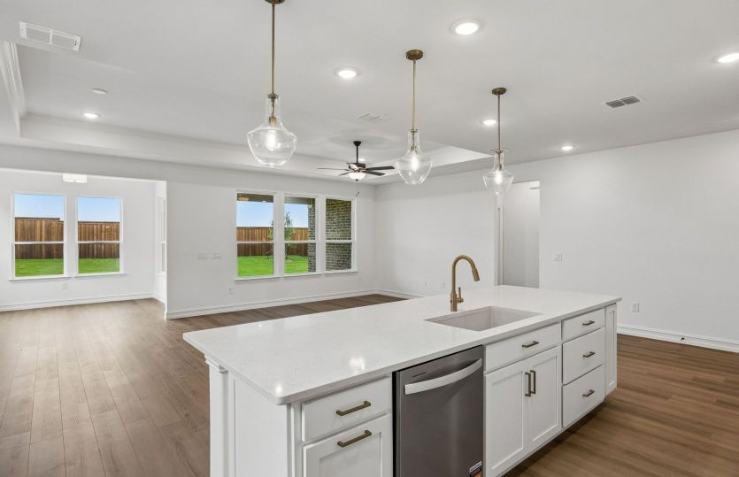 Beautiful open concept kitchen