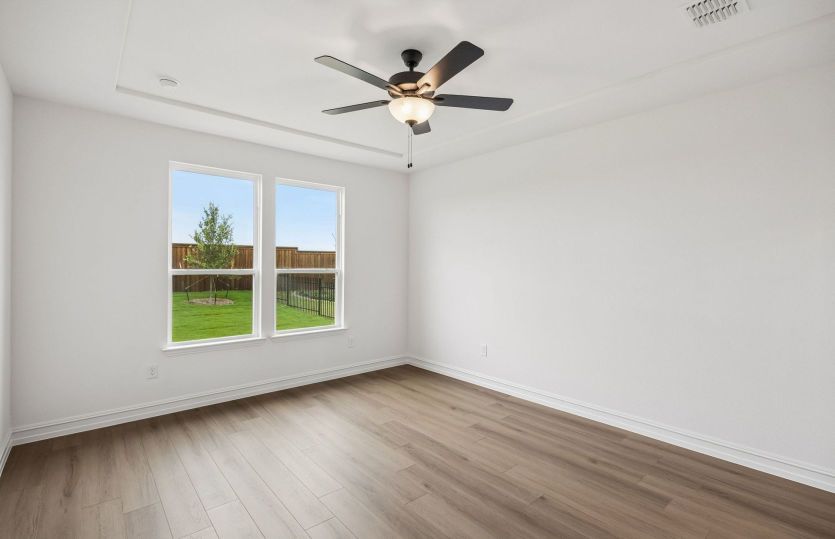 Primary bed with large window