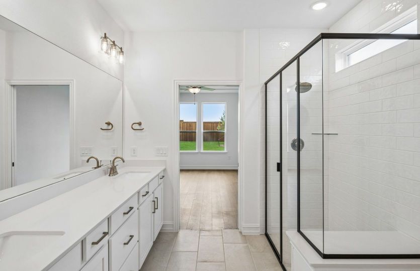 Beautiful shower in primary bath