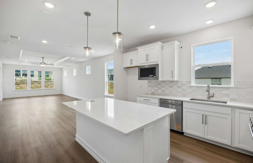 Beautiful open concept kitchen