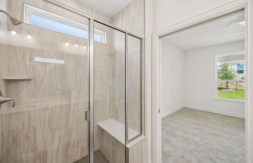 Beautiful shower in primary bath