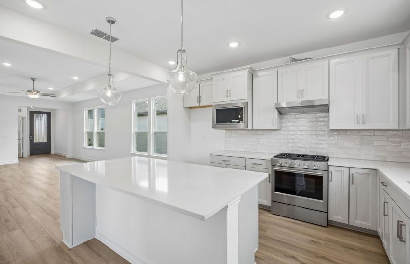 Beautiful open concept kitchen