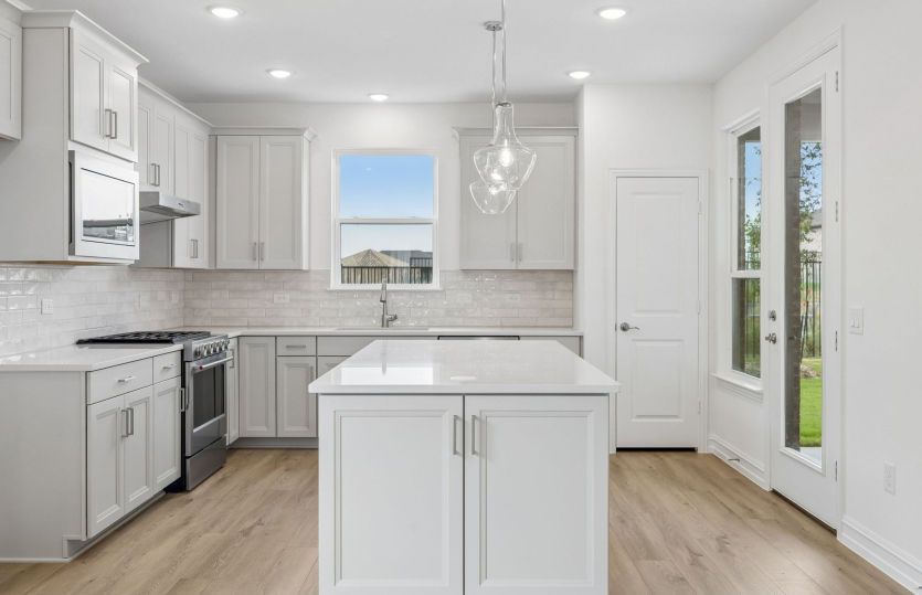 Abundant cabinet space available