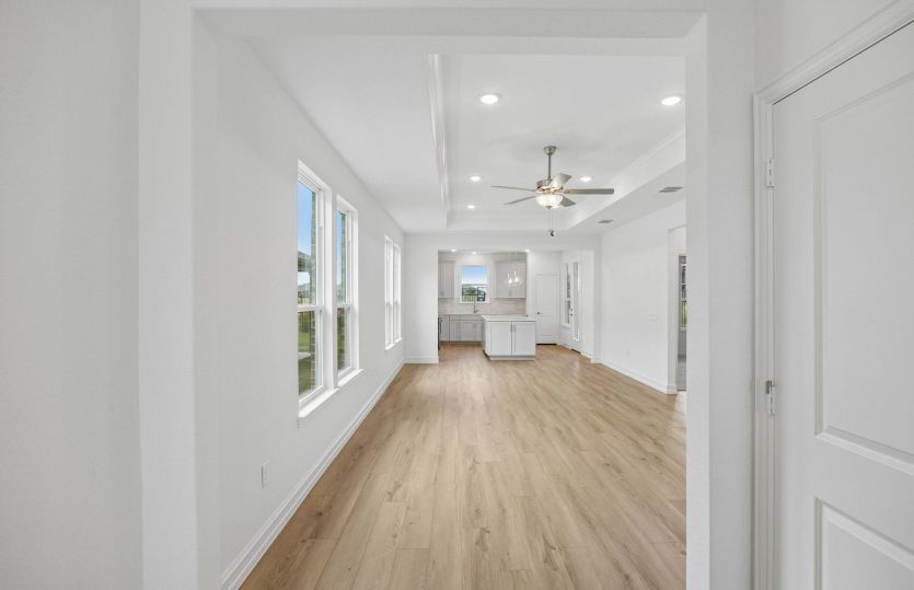 Entrance foyer to home