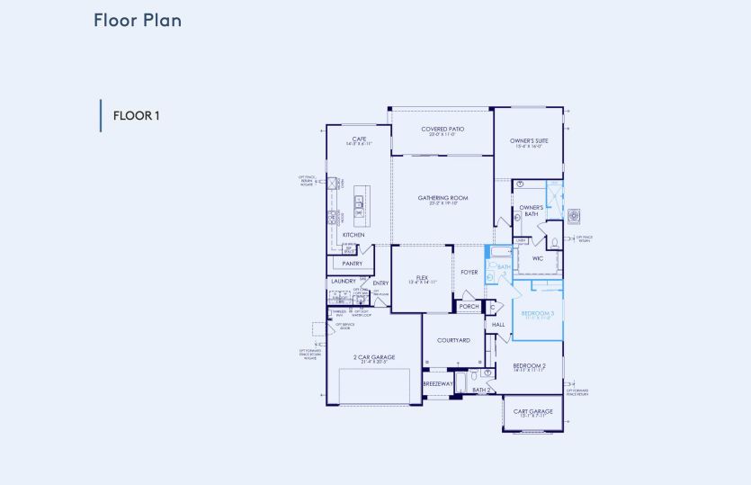 Journey Floor Plan, Quick Move-In Home, Floor 1