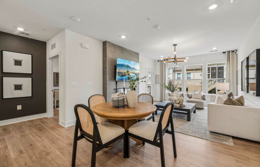 Dining Space off the Kitchen and Gathering Room
