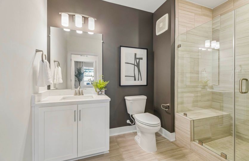 Modern Secondary Bath for Guests