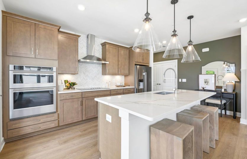 Gourmet Kitchen with Stainless Steel Appliances
