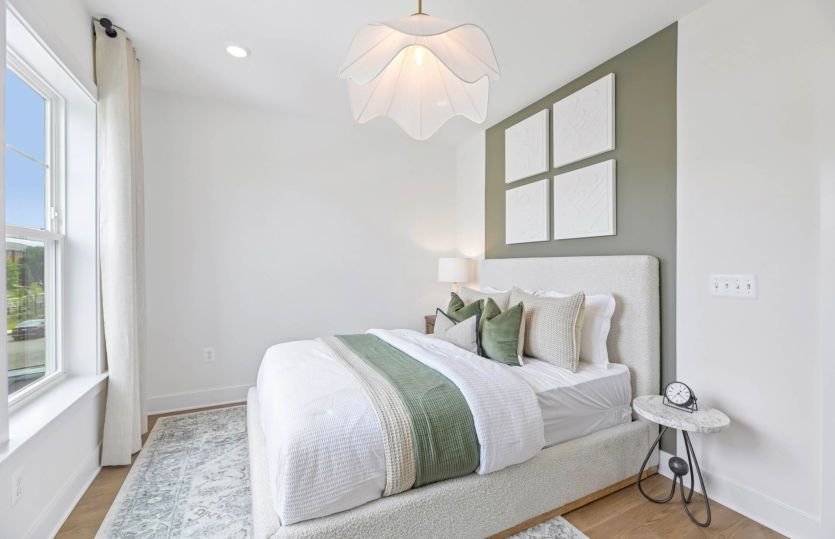Secondary Bedroom Tucked Away from Rest of Living Area