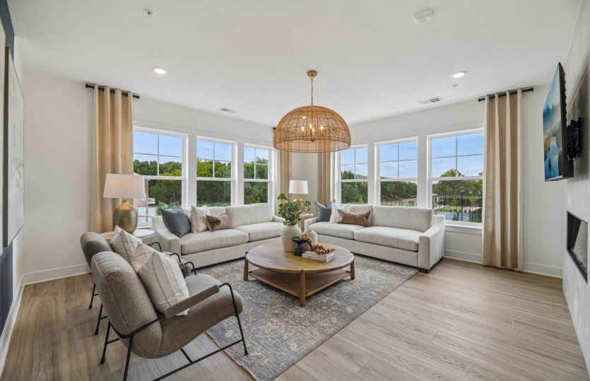 Corner Sunlit Gathering Room