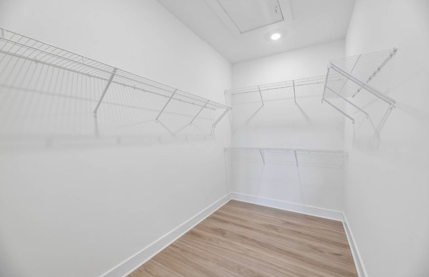 Oversized Walk-in Closet in the Owner's Suite