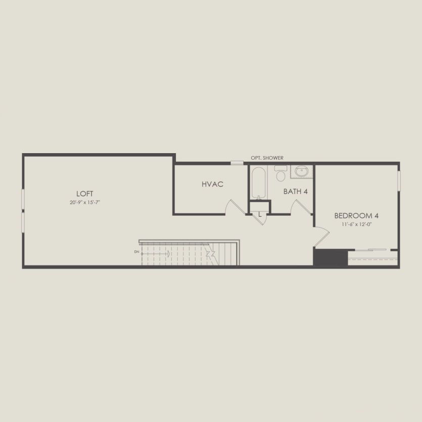 Second Floor 4 br / 4.5 ba