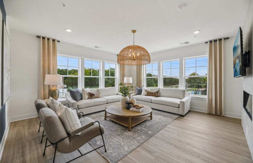 Corner Sunlit Gathering Room