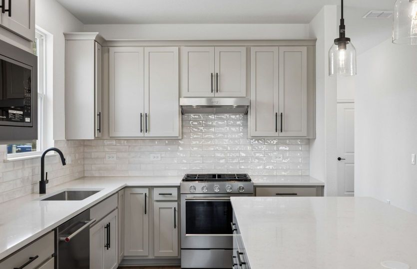 Abundant cabinet space available