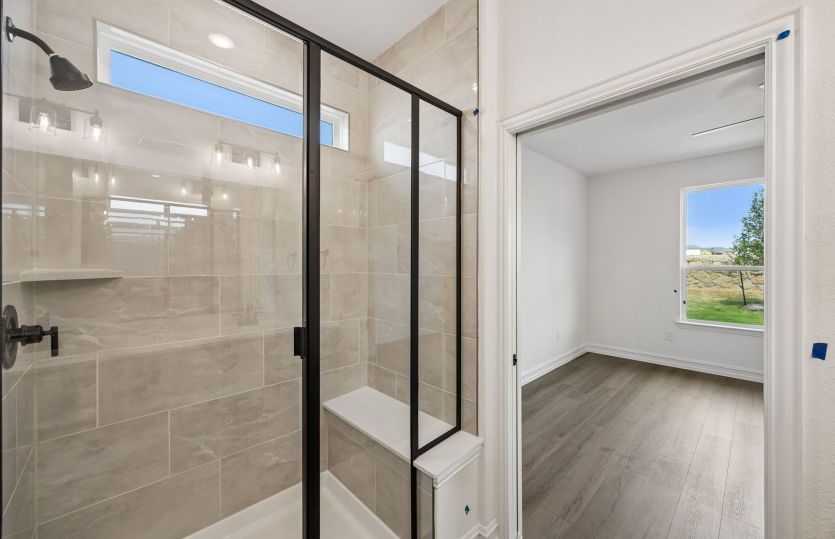Beautiful shower in primary bath