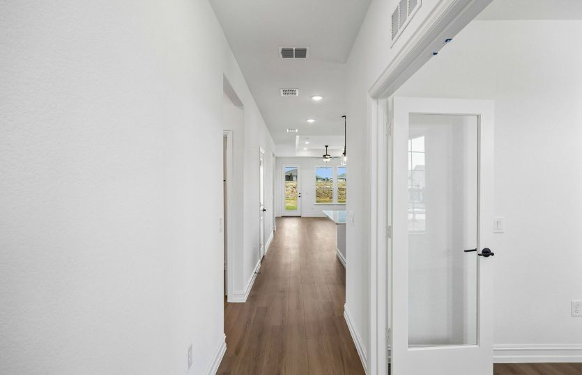 Entrance foyer to home