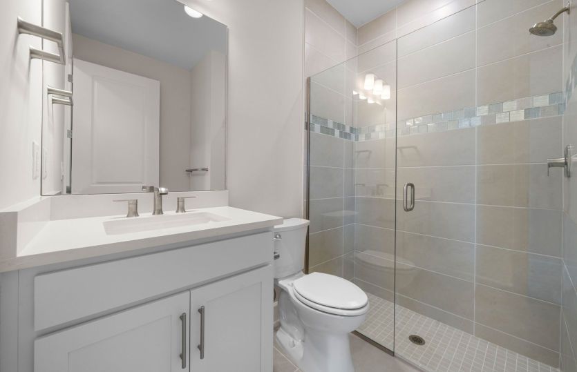 Secondary bathroom