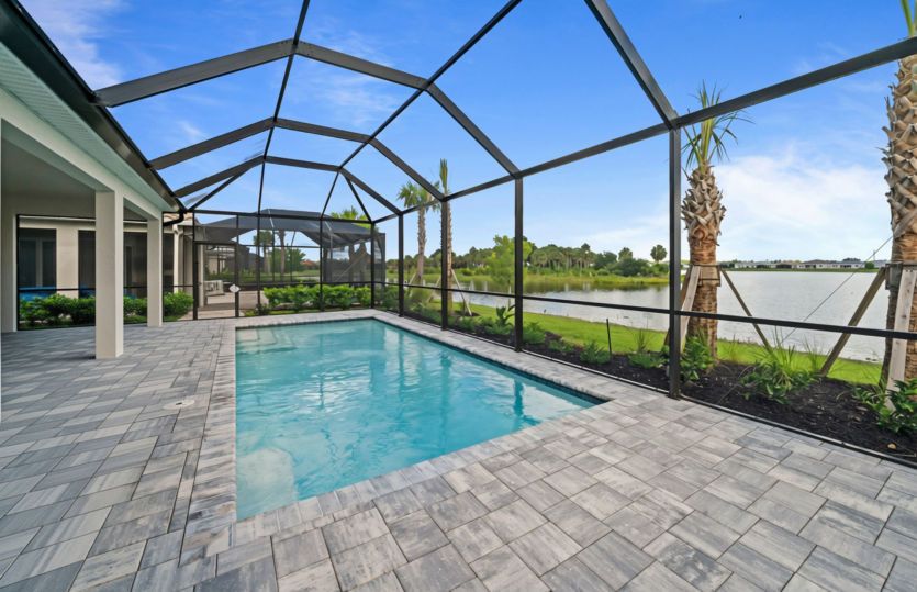 New home with pool