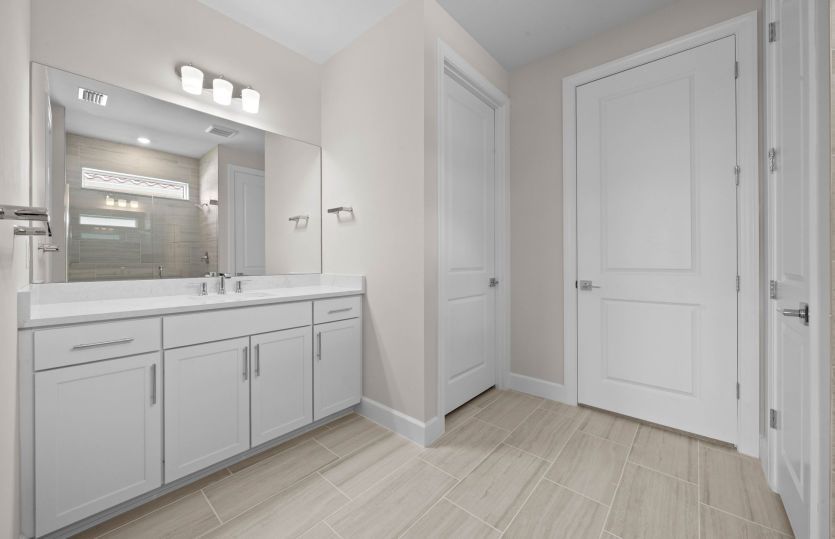 Secondary bathroom