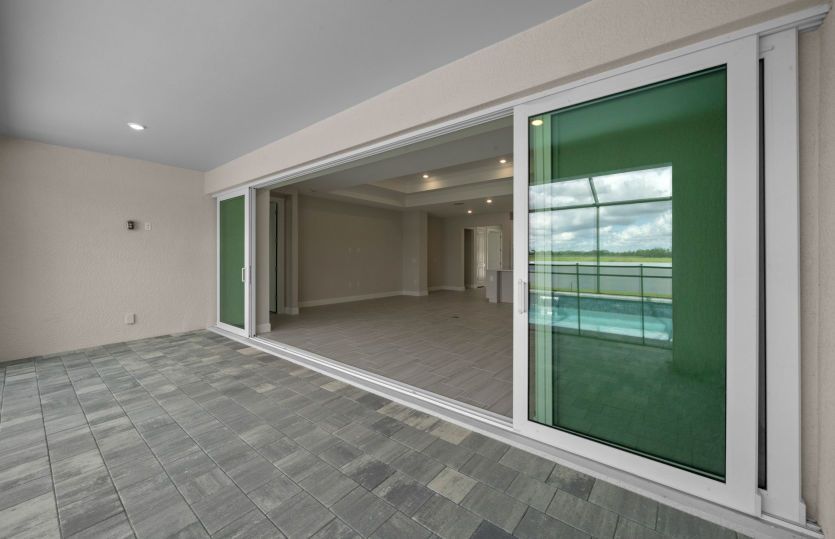 Sliding glass door