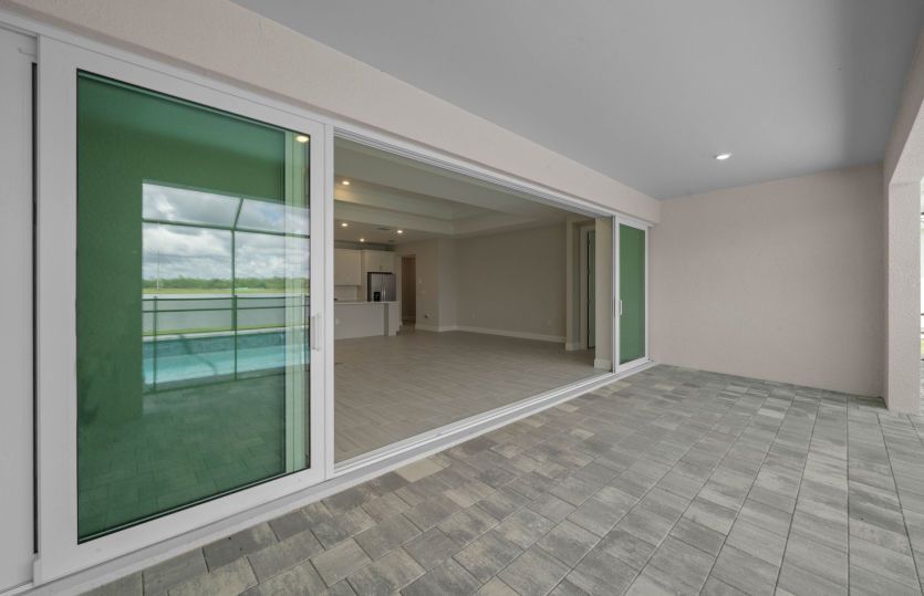 Sliding glass door