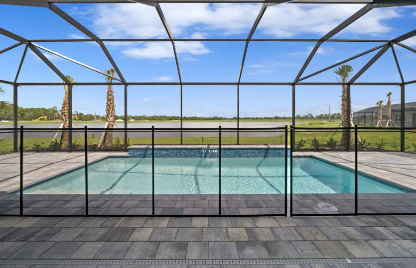 Screened-in pool