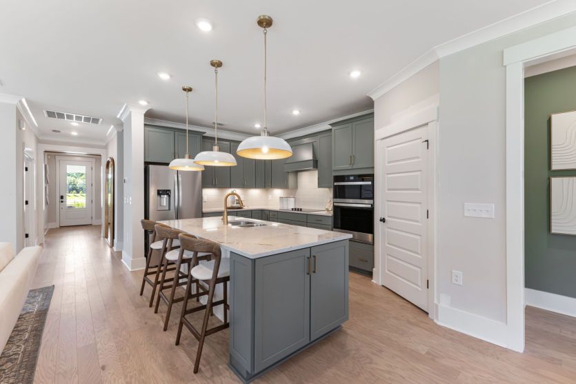 Modern kitchen design with stylish finishes.