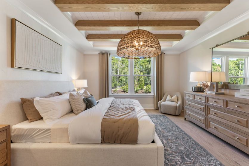 Spacious owner's suite with comfortable living.