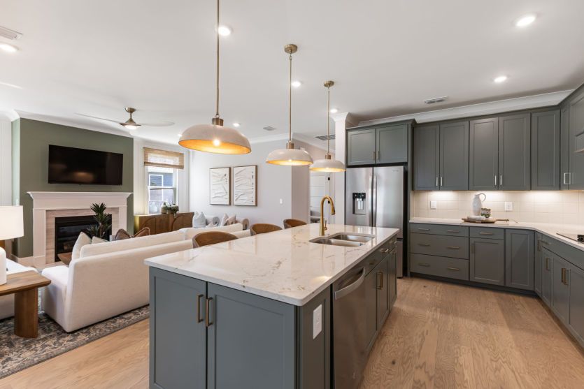 Modern kitchen design with stylish finishes.