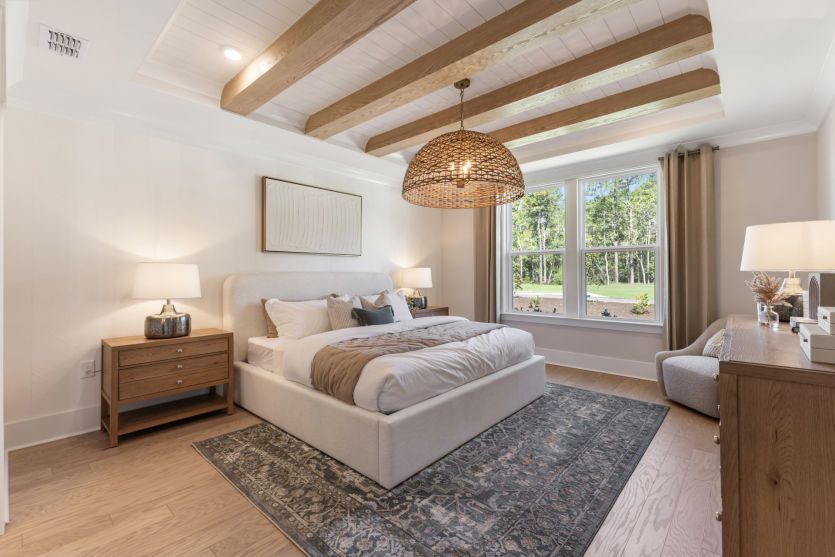 Spacious owner's suite with comfortable living.