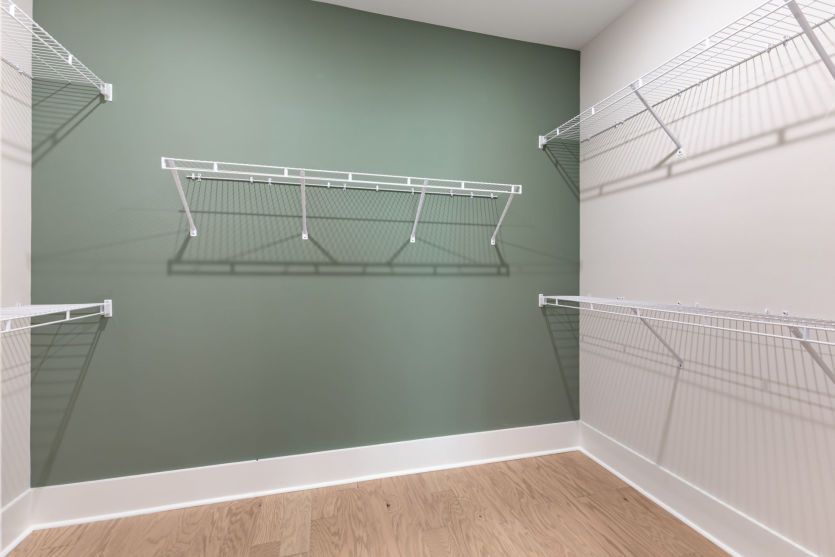 Owner's suite walk-in closet.