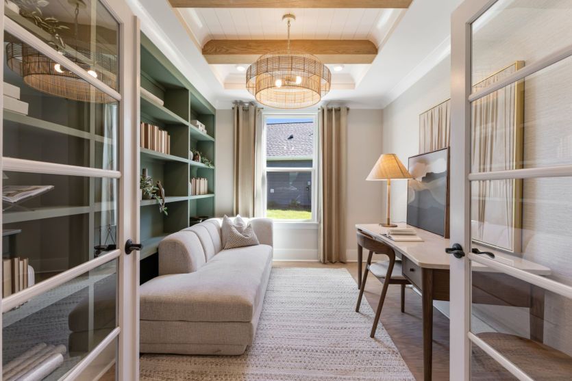 Dedicated home office for productivity and focus.