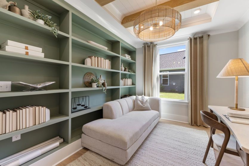 Dedicated home office for productivity and focus.