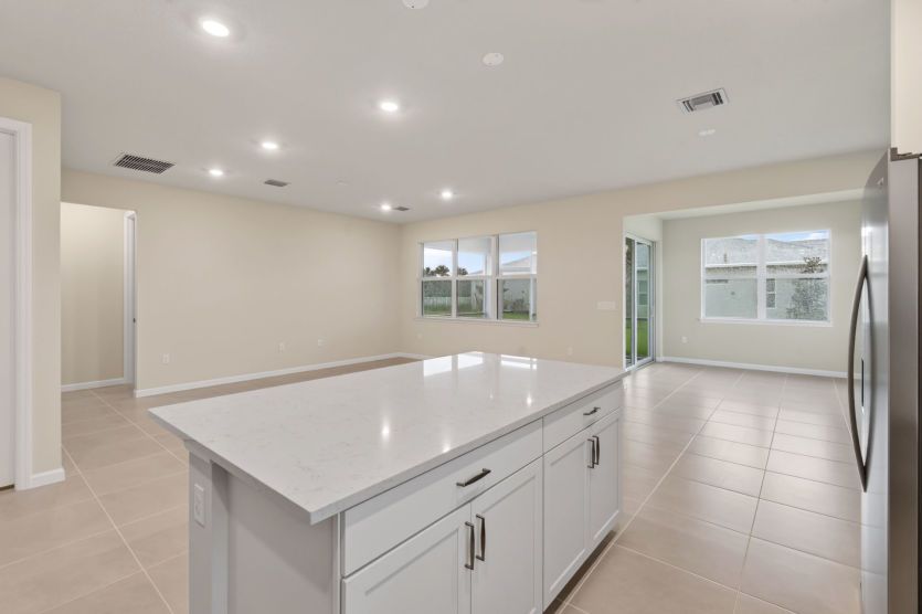 Center Island with Additional Storage